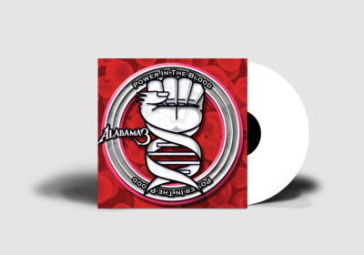 Alabama 3 - Power In The Blood - White Vinyl - Mockup