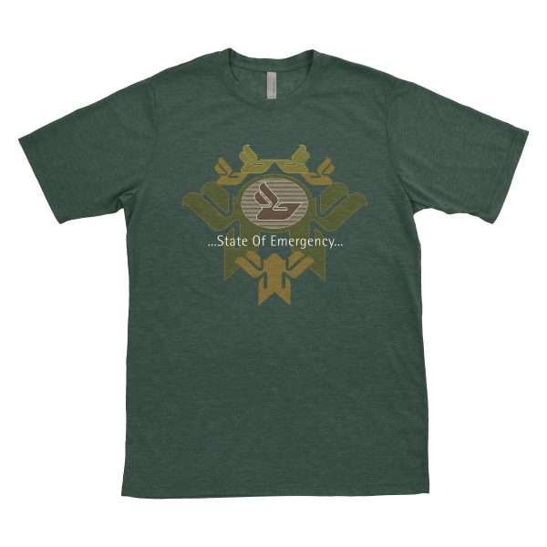 Official Björk T-Shirt - Homogenic Artwork / State Of Emergency
