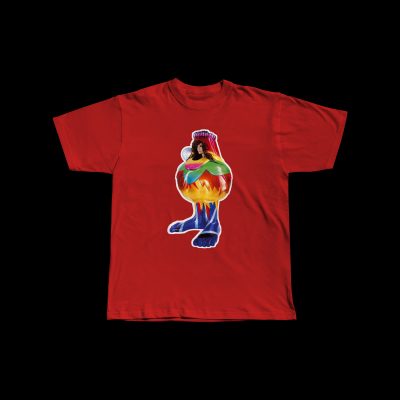 Official Björk T-Shirt - Volta - Red